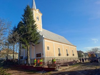 Ukrajnában nincs aki kivágja a veszélyes fákat – megoldották a székelykeresztúri önkéntes tűzoltók