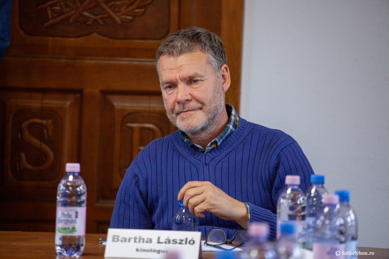 Bartha László kinológus •  Fotó: Csató Andrea