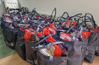 Jótékonysági élelmiszergyűjtés Székelyudvarhelyen