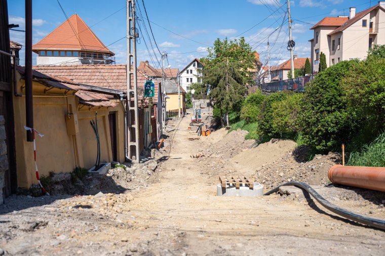 Megújul a Tó utca Székelyudvarhelyen – új lehetőségek a vár tövében