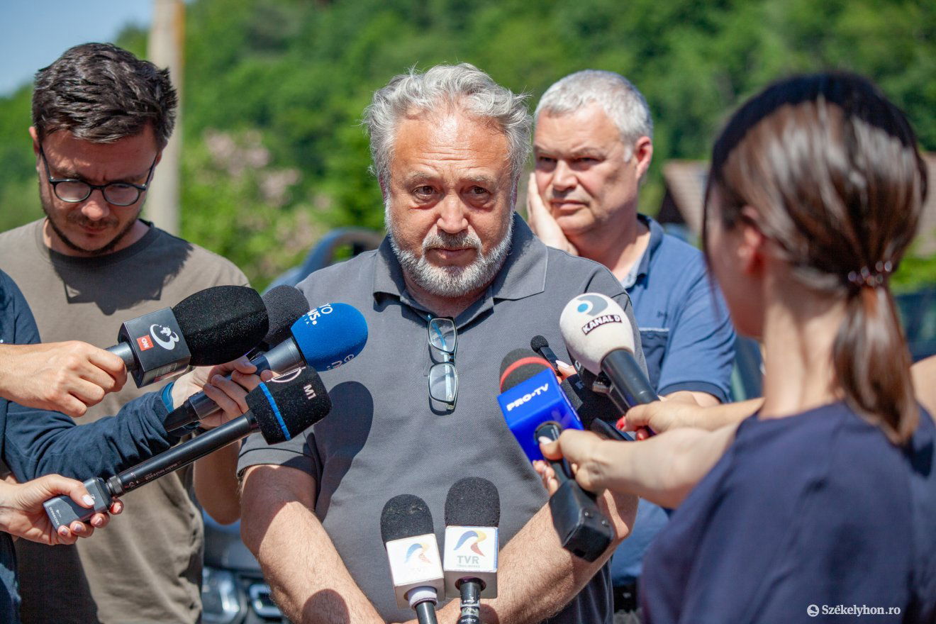 Sorin Rîndașu, az Országos Vízügyi Igazgatóság katasztrófavédelmi igazgatója •  Fotó: Csató Andrea