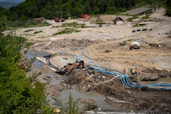 Beváltak a szivattyúk a Korond-pataknál
