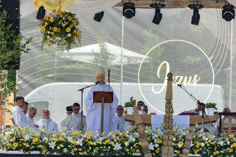 Úrnapi búcsúra gyűltek össze Székelyudvarhelyen