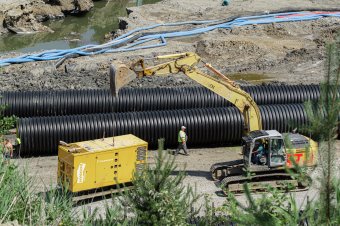 Több napra leálltak a munkálatok a parajdi sóbányánál