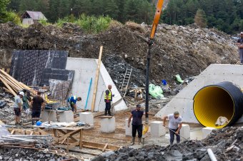 Hamarosan megtörténik a Korond-patak elterelése