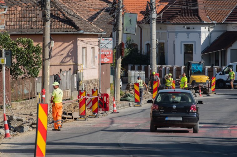 Aszfaltozás miatt kell forgalomkorlátozásokra számítani Székelyudvarhelyen