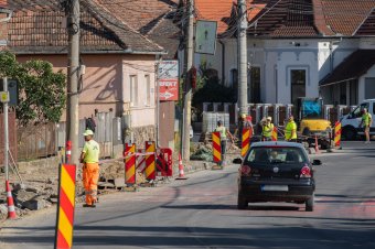 Aszfaltozás miatt kell forgalomkorlátozásokra számítani Székelyudvarhelyen