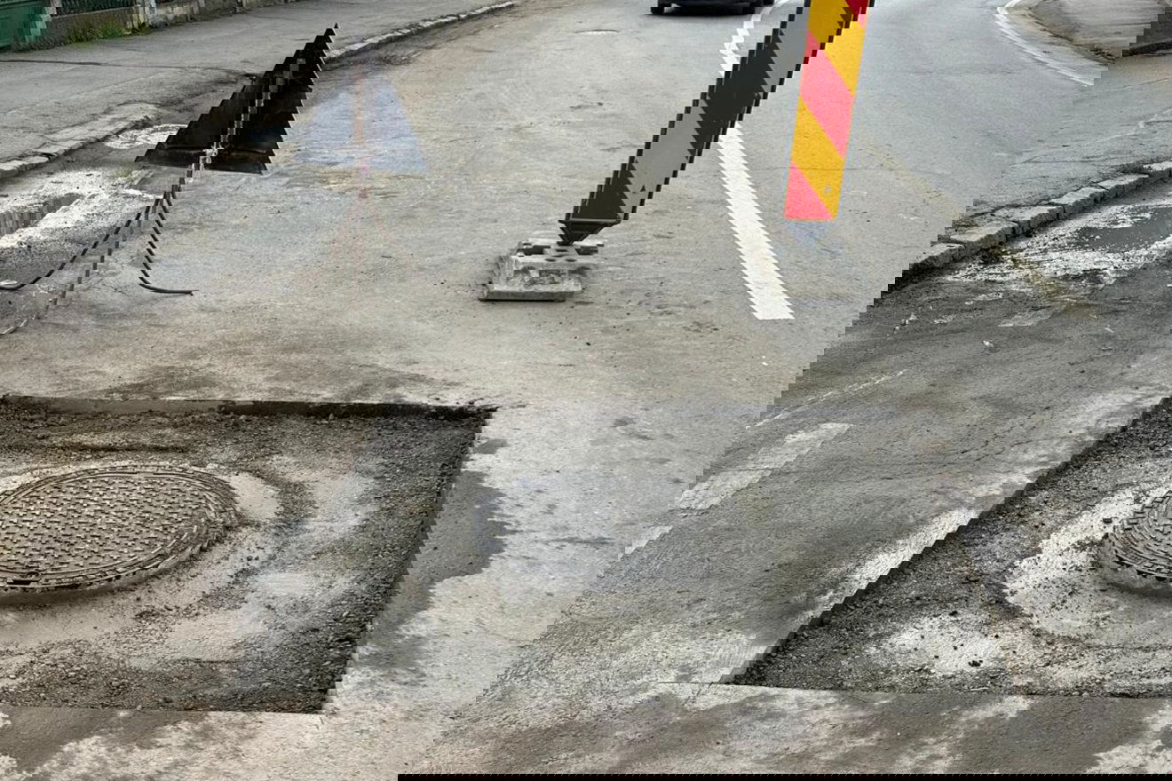 Még szerdán újraaszfaltozzák a feltört részt