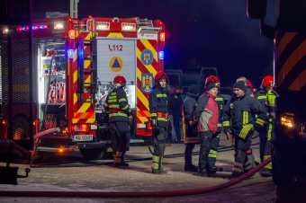 Tízemeletes tömbházban ütött ki tűz Nagyszebenben