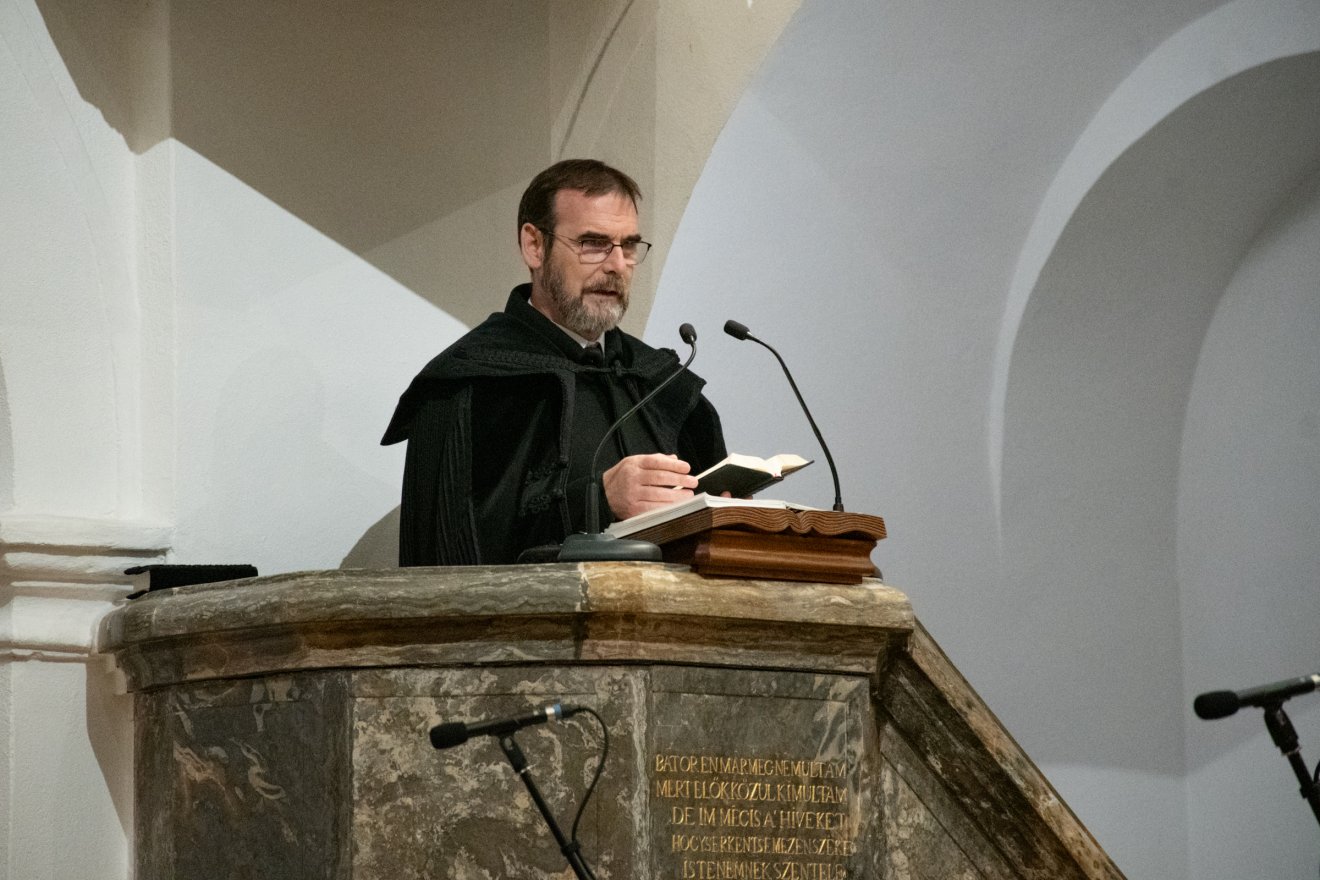 Kolumbán Vilmos református püspök &bullet;  Fotó: László Ildikó