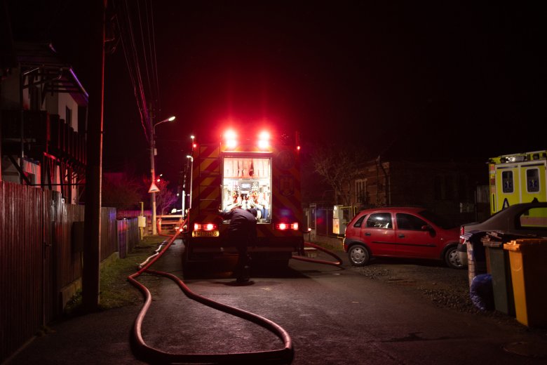 Tűz ütött ki Székelyudvarhelyen – videóval