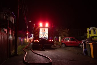 Tűz ütött ki Székelyudvarhelyen szerdán este – videóval