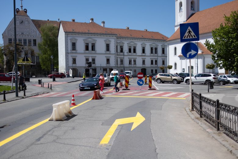 Megváltozott a forgalmi rend Székelyudvarhely központi részén