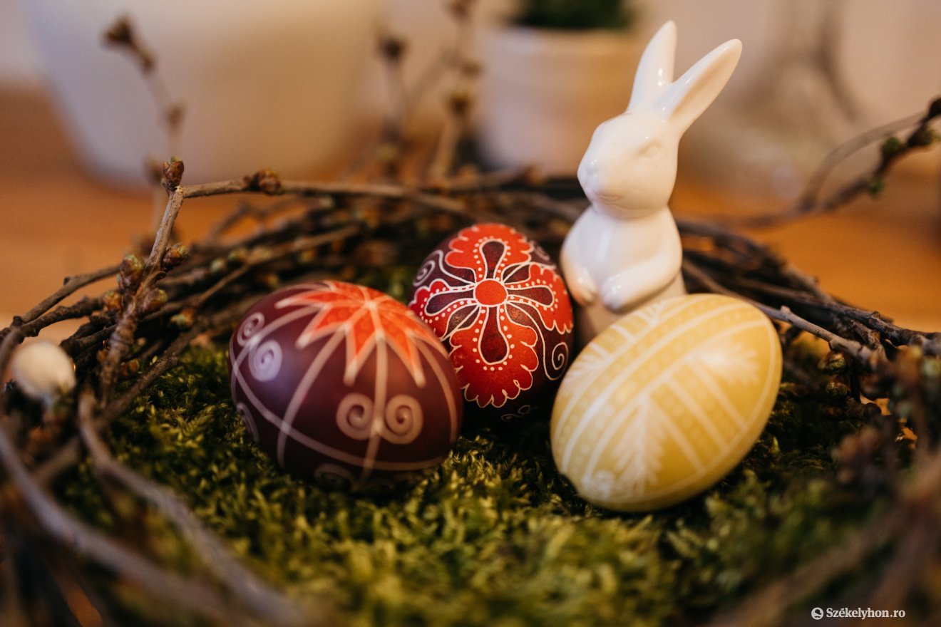 A hímes tojás gyönyörű dísze az asztalnak, ugyanakkor jelentést is hordoz &bullet;  Fotó: Olti Angyalka