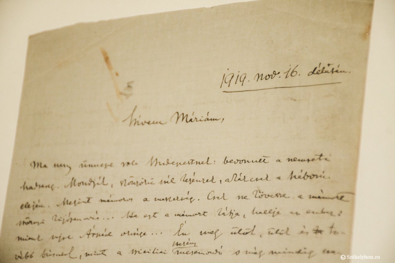 Benedek Elek naplójegyzete &bullet;  Fotó: László Ildikó