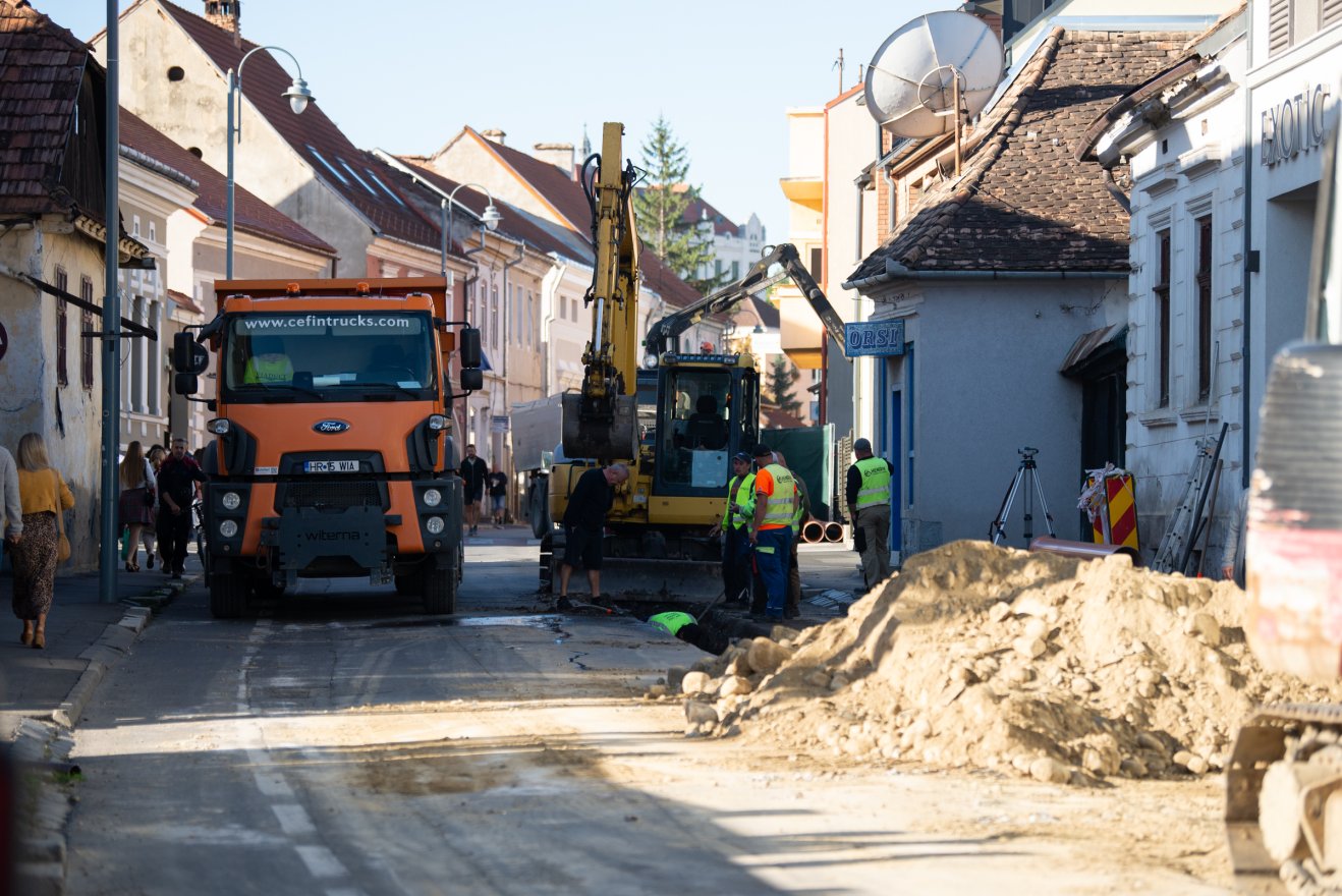 Útfelújítások Székelyudvarhelyen: idén már nem kezdenek újabb nagy projektbe