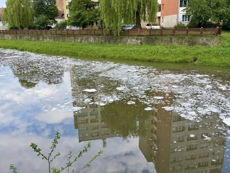 Habos szennyeződés jelent meg a Nagy-Küküllő székelyudvarhelyi szakaszán