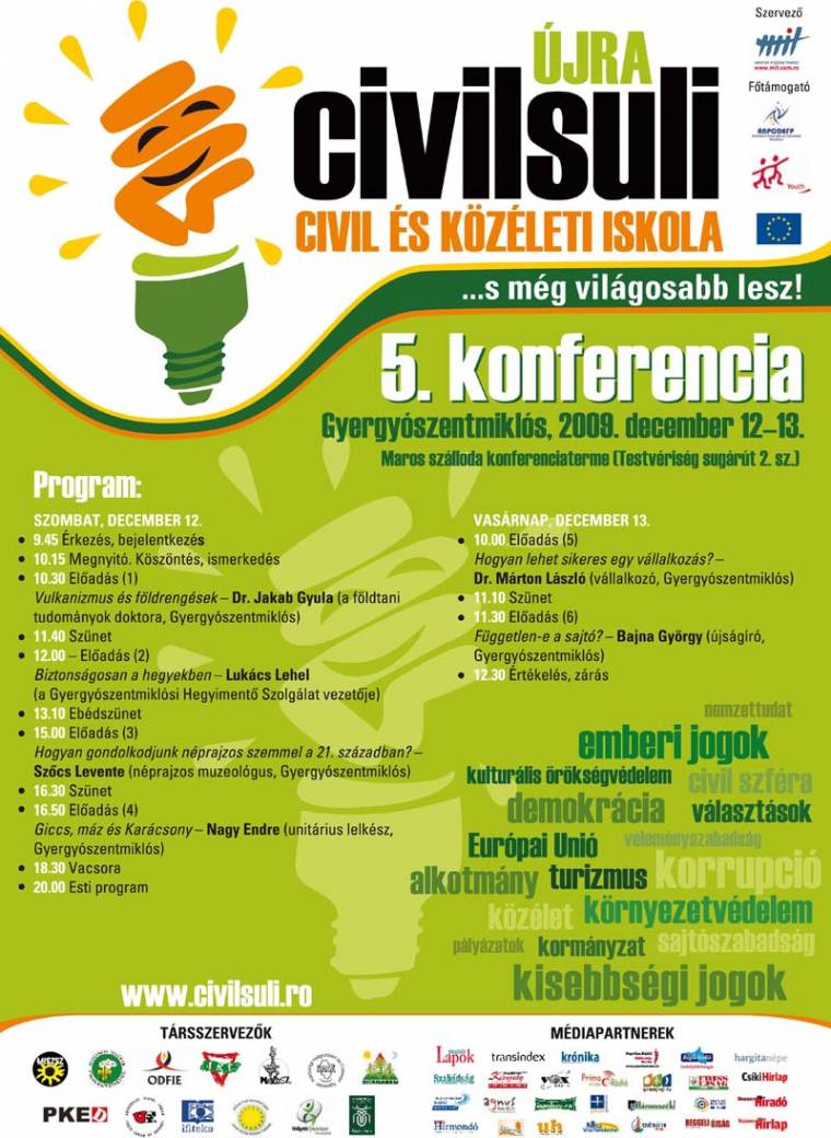 Gyergyószentmiklósra érkezik a Civilsuli