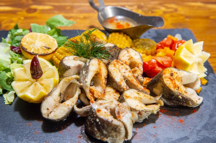 Pisztráng kemencében