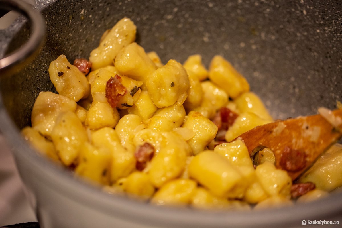 A mi nudlink híresebb, formázottabb rokona az olasz gnocchi •  Fotó: Erdély Bálint Előd