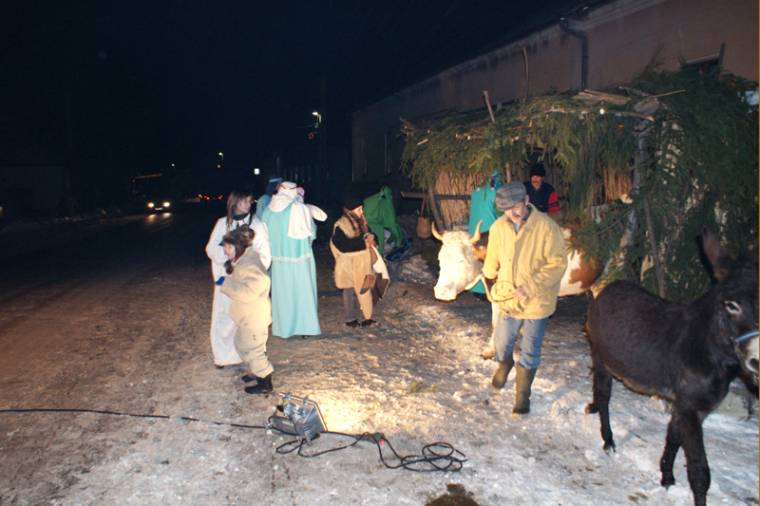 Fotózásnál a polgári tűzoltók segítettek