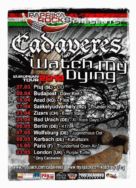 Watch My Dying és a Cadaveres Székelyudvarhelyen