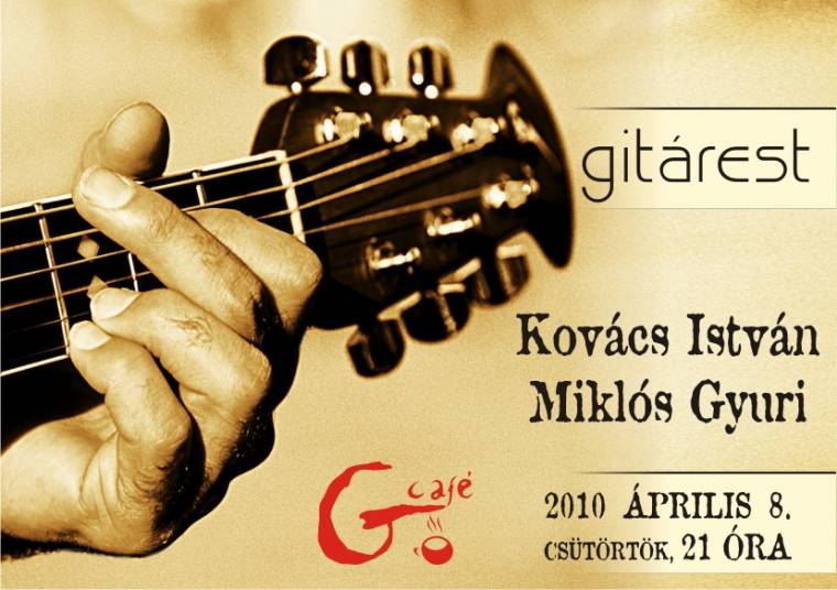 Gitárest a G. Caféban