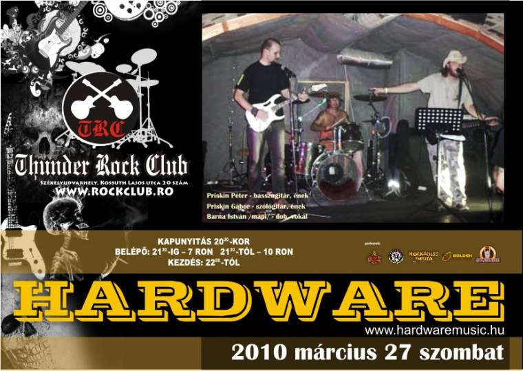 Szombat, rockkoncert, TRC