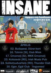 Insane koncert Udvarhelyen