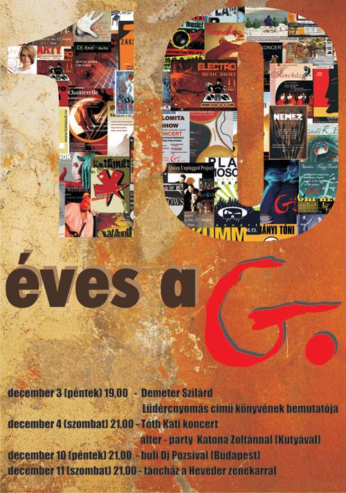 Tízéves a G.