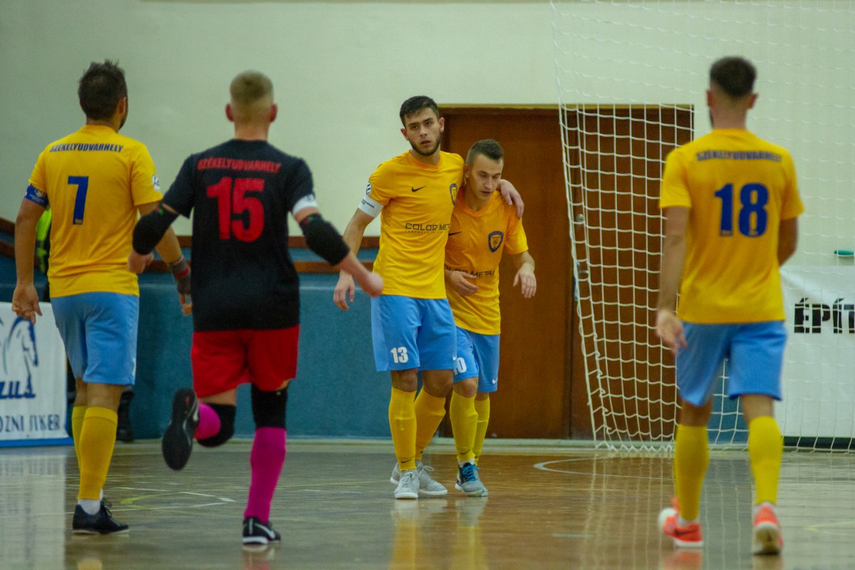 Nem lesz több bajnoki meccse a Futsal Klub Székelyudvarhelynek ebben az idényben •  Fotó: Pál Árpád