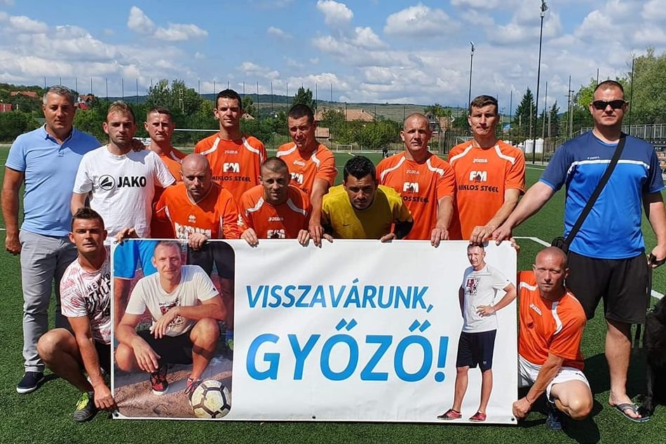 A Miklós Steel a baráti társaságok győztese •  Fotó: Facebook/Bunda FC