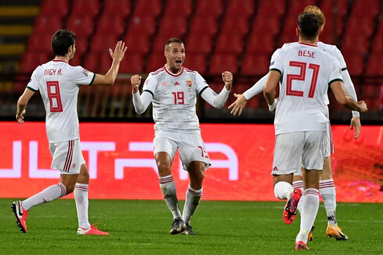 Magyar siker Belgrádban. Marco Rossi együttese jó játékkal 1–0-ra legyőzte a kiváló játékosokból álló szerb válogatottat •  Fotó: Magyar Labdarúgó Szövetség