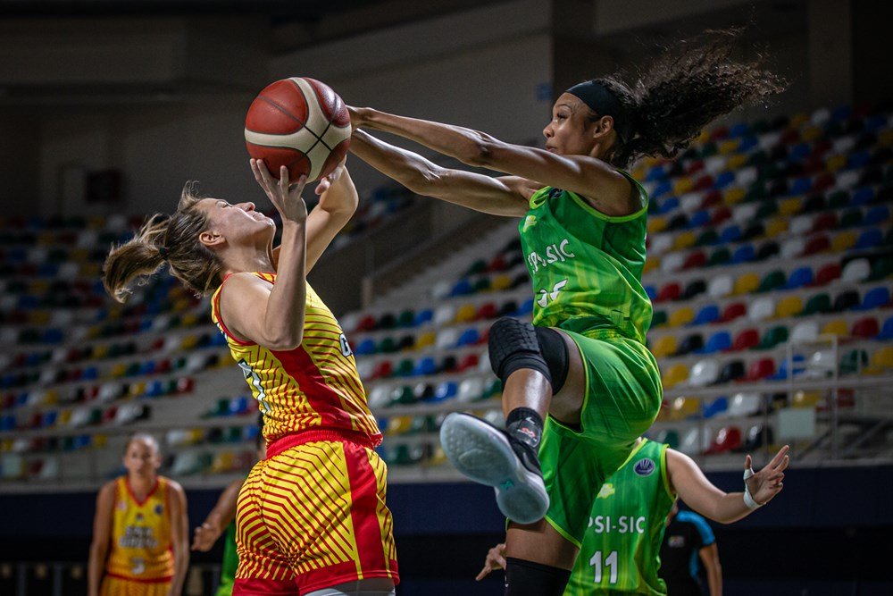 Rebekah Gardner volt a Sepsi-SIC legeredményesebb játékosa •  Fotó: fiba.basketball