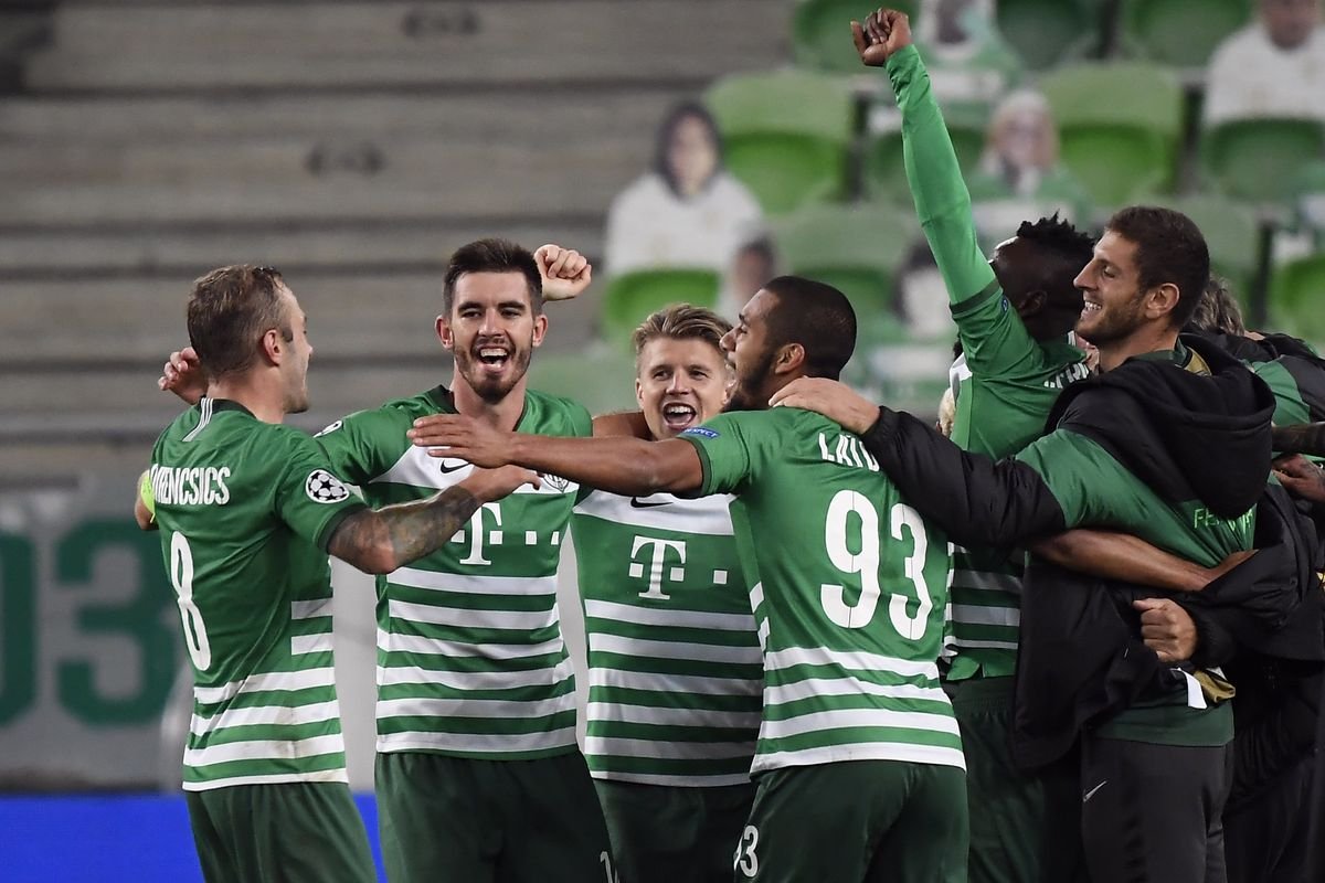 A Fradi visszatért az elitbe. Jöhetnek a Barca, a Juve és a Dinamo Kijev elleni összecsapások! •  Fotó: MTI/Kovács Tamás