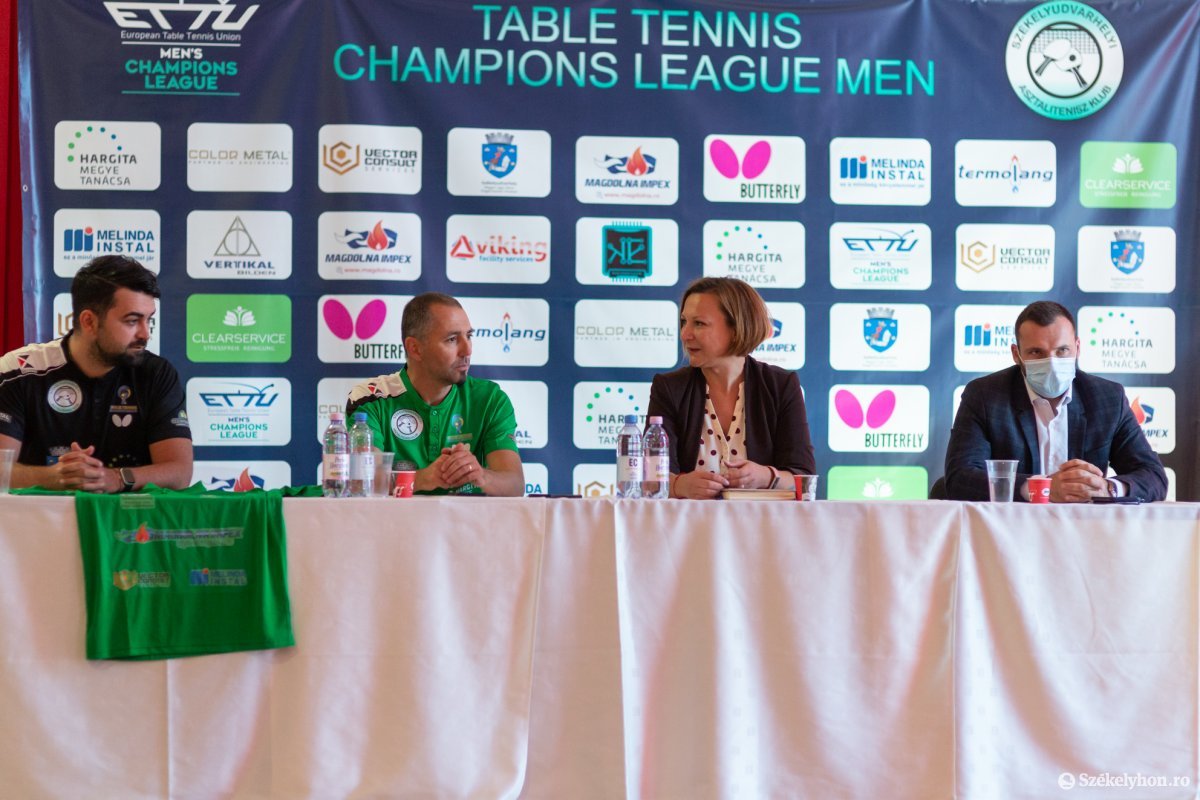 Lucian Munteanu, György István, Pálfi Kinga és Bíró Barna Botond. A rangos sportesemény házigazdái &bullet;  Fotó: Erdély Bálint Előd