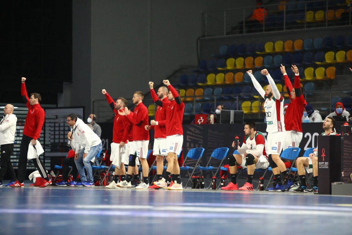 Nincs miért búslakodniuk a magyaroknak, hatalmasat harcoltak •  Fotó: handballegypt2021.com