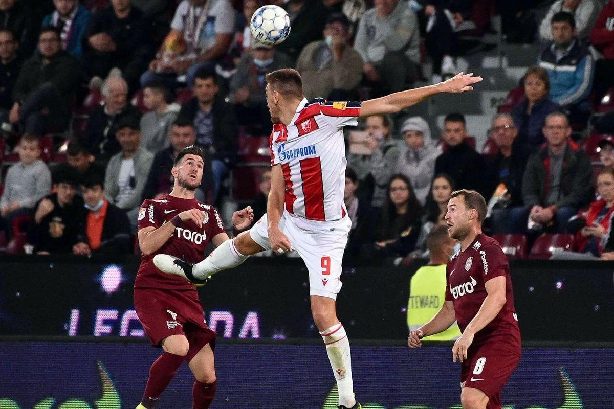Oda-vissza kikapott a kolozsvári gárda a szerb csapattól •  Fotó: Facebook/crvenazvezdafk
