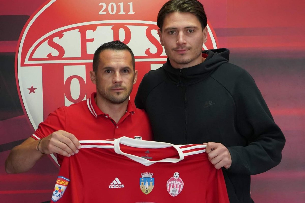 Răzvan Began, a Sepsi OSK új hálóőre •  Fotó: Facebook/Sepsi OSK