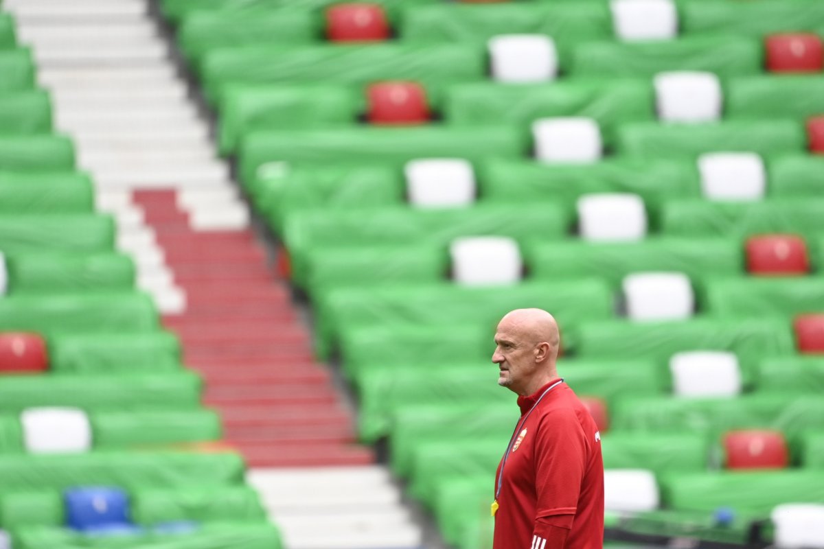 Marco Rossi szerint játékosai képesek újabb meglepetést okozni •  Fotó: MTI/Kovács Tamás