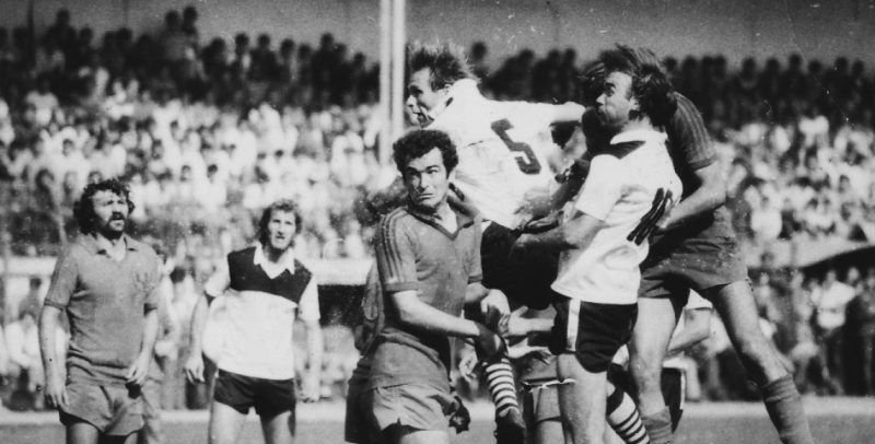 Minerul Lupény–Jiul Petrozsény, csontzenészek megyei találkozója 1985-ben •  Fotó: Szucher Ervin magánarchívuma