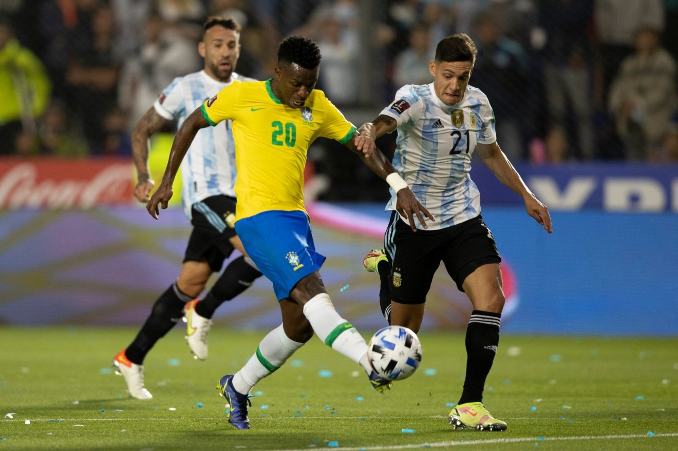 A brazilok (sárga mezben) és az argentinok végső győzelmére van a legnagyobb esély a statisztikusok szerint •  Fotó: Facebook/Confederação Brasileira de Futebol
