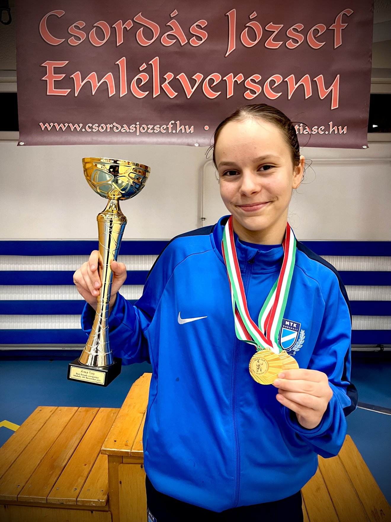 Borbély Eszter, két első helyet szerzett •  Fotó: Facebook/Sepsiszentgyörgyi Sport-All Sport Club