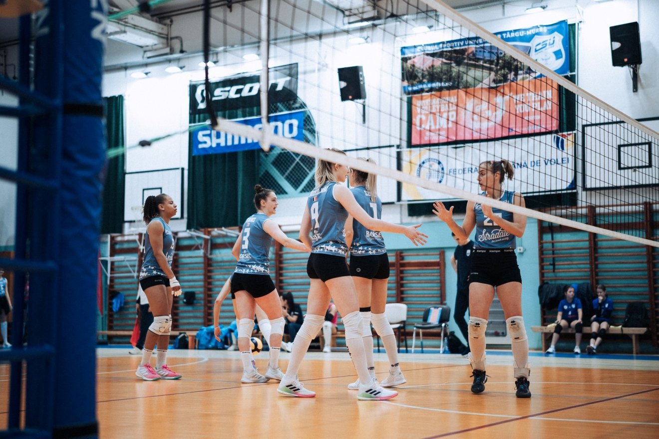 Kemény feladatuk van, hogy megállják a helyüket az élvonalban •  Fotó: Facebook/Clubul Sportiv Universitar Târgu Mureș