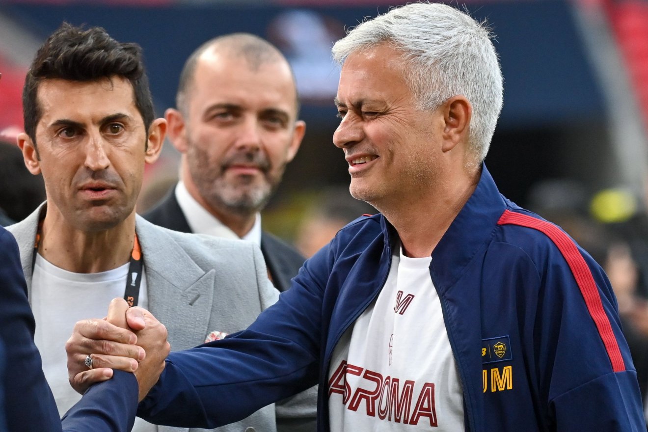 José Mourinho, az AS Roma vezetőedzője •  Fotó: MTI/Illyés Tibor