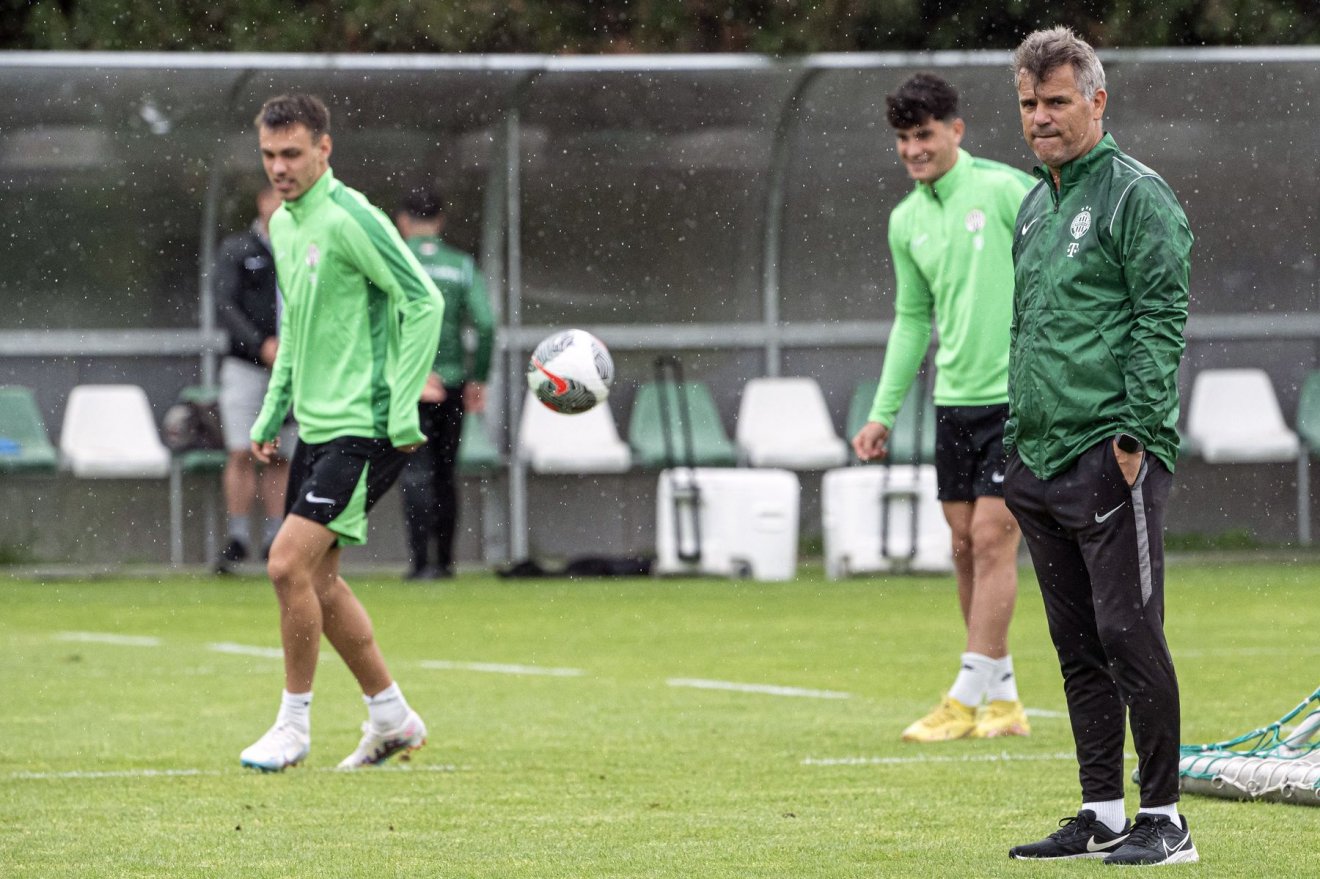 Máthé Csaba a megbízott Ferencváros edző •  Fotó: MTI/Szigetváry Zsolt
