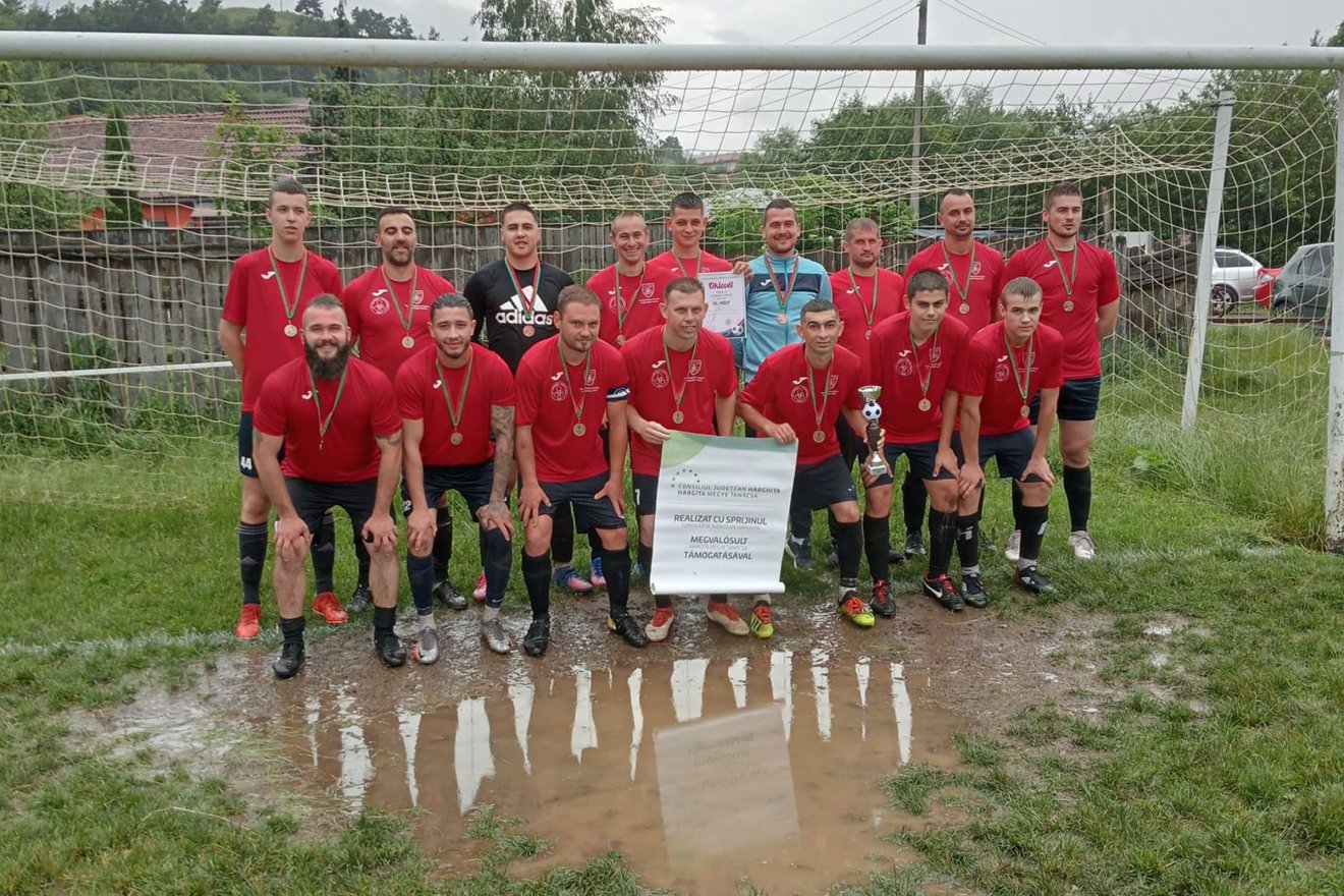 Lövéte a kisdöntőt nyerte meg •  Fotó: Facebook/Lövétei Sportegyesület