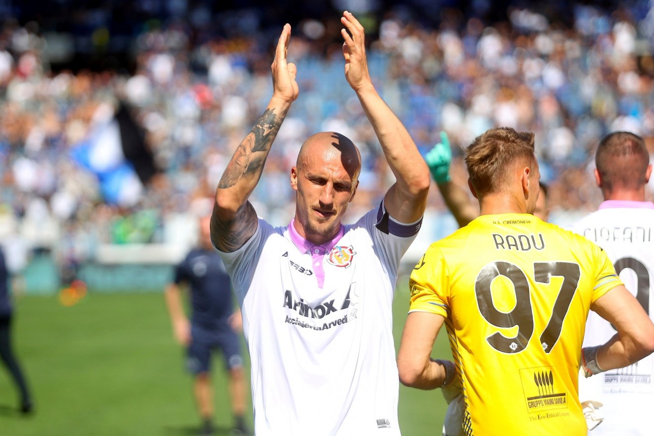 Vlad Chiricheș legutóbb a Cremonese játékosa volt •  Fotó: Facebook/U.S. Cremonese
