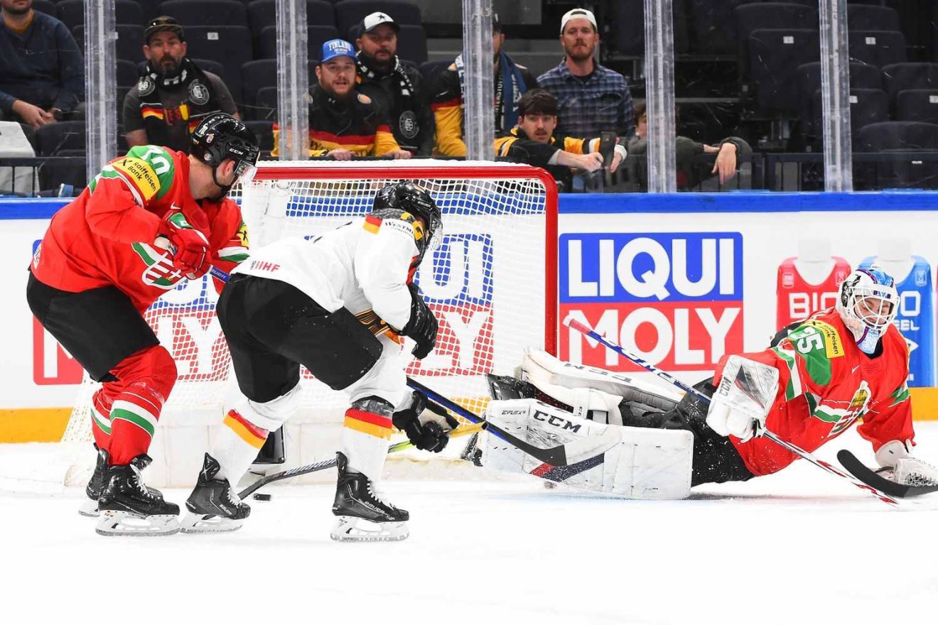 A németek 5–0-ra is vezettek •  Fotó: IIHF