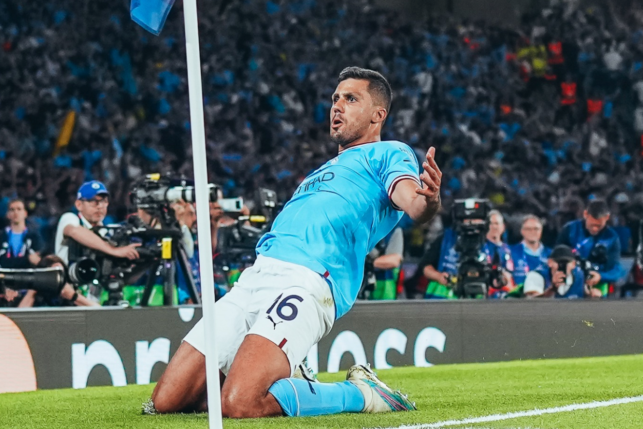 Rodri gólja döntött •  Fotó: Facebook/Manchester City